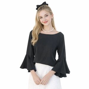 MINT VELVET Fluted ¾ Sleeve Blouse Women's Sz 16